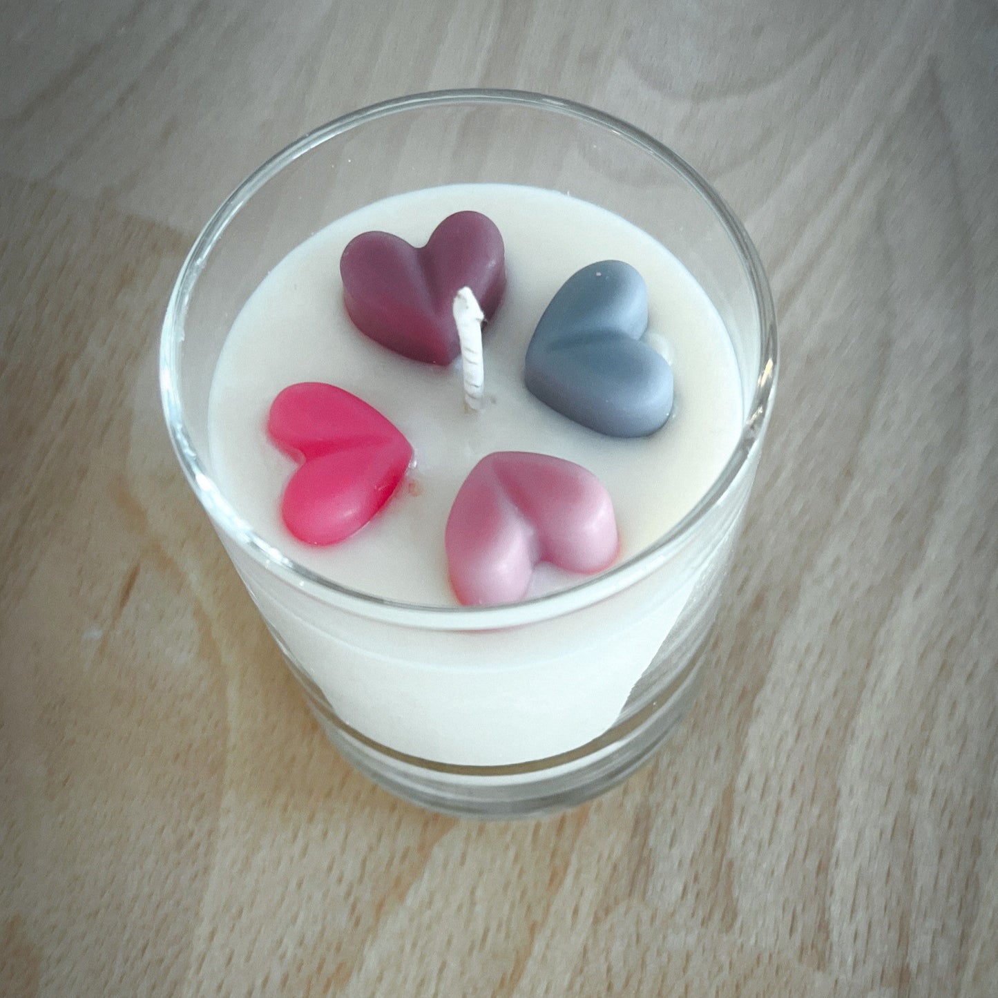 Heart Custom Soy Candles - Rubee Seeds & Gifts