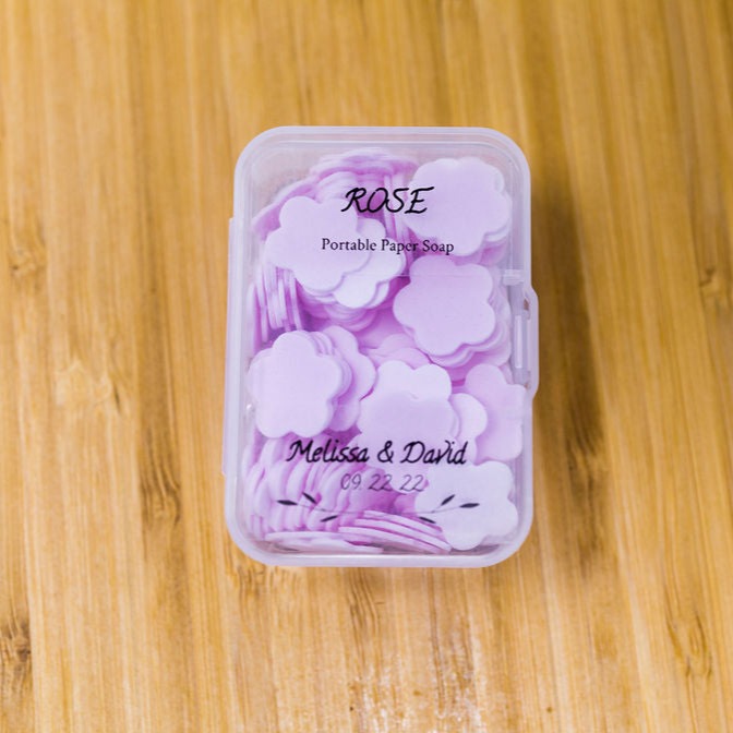 Personalized Soap & Box - Rose - Rubee Seeds & Gifts