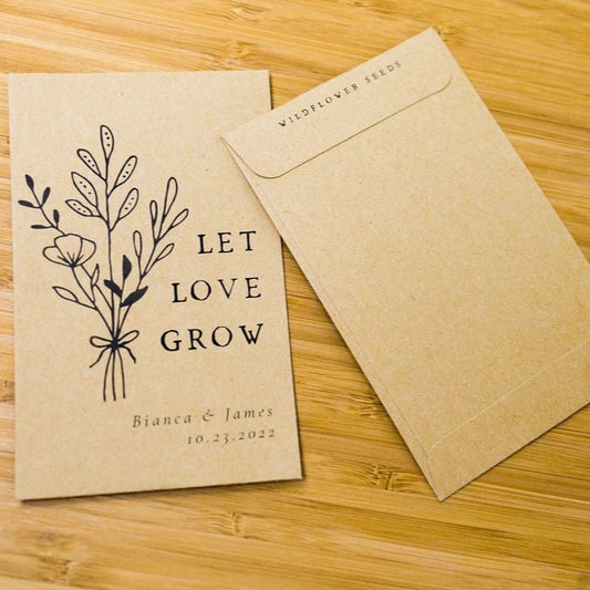 Let Love Grow- Flower Tall - Rubee Seeds & Gifts