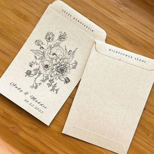 Flowers Seed Packets - Packets Only